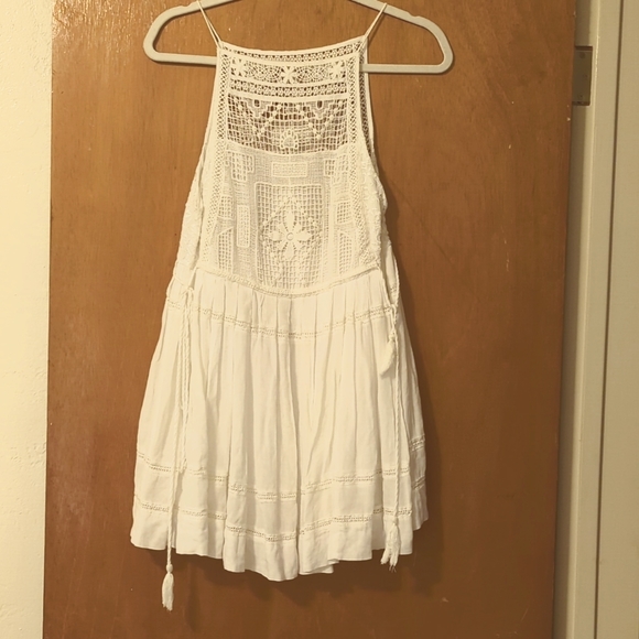 Free people crochet embroidered Emily mini dress - Picture 2 of 5
